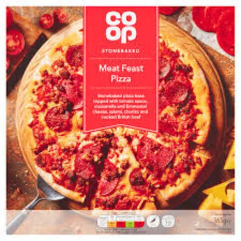 Co-op Meat Feast Stonebaked Pizza 335G