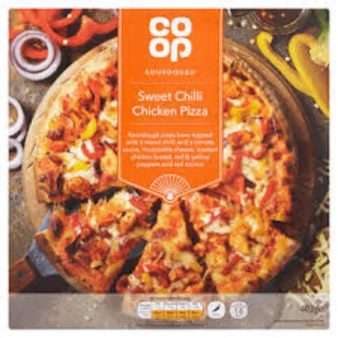 Cp Sweet Chilli Chick Stonebaked Pizza 353G